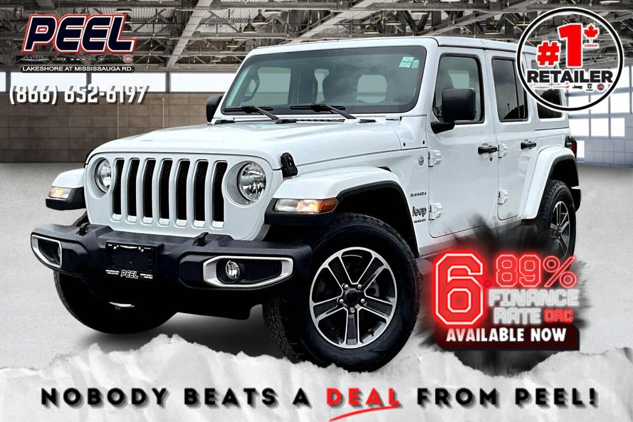 Used 2023 Jeep Wrangler Sahara | Heated Cloth Seats | Alpine | NAV | 4X4 for sale in Mississauga, ON