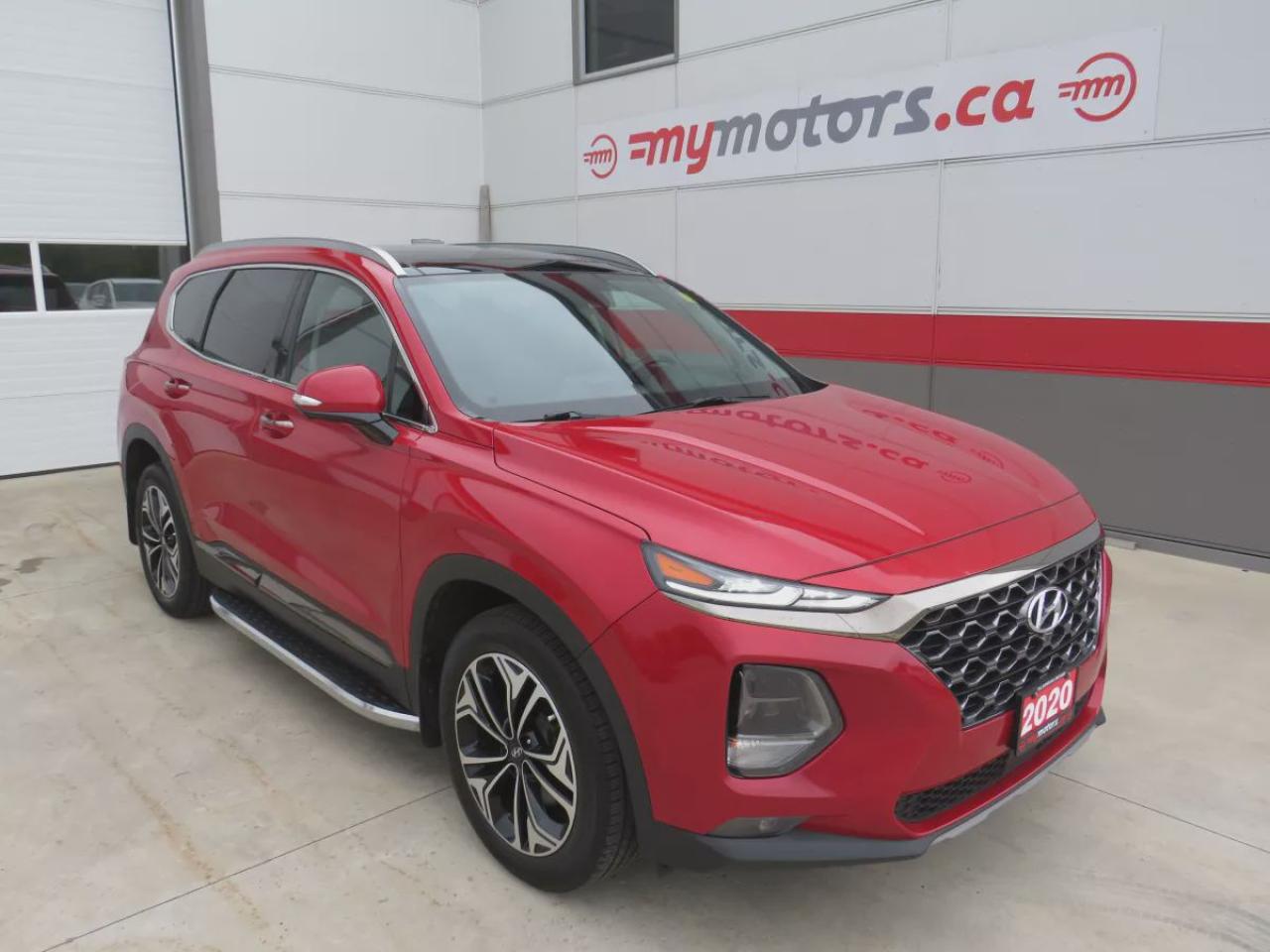 Used 2020 Hyundai Santa Fe Ultimate (**ALLOY WHEELS**LEATHER** POWER DRIVERS/PASSENGERS SEAT**PANORAMIC SUNROOF**POWER HATCH**MEMORY DRIVERS SEAT**BLIND SPOT MONITORING**LANE DEPARTURE ALERT**PUSH BUTTON START**NAVIGATION**BACKUP CAMERA** HEADS UP DISPLAY**HEATED/VENTILATED SEATS** for sale in Tillsonburg, ON
