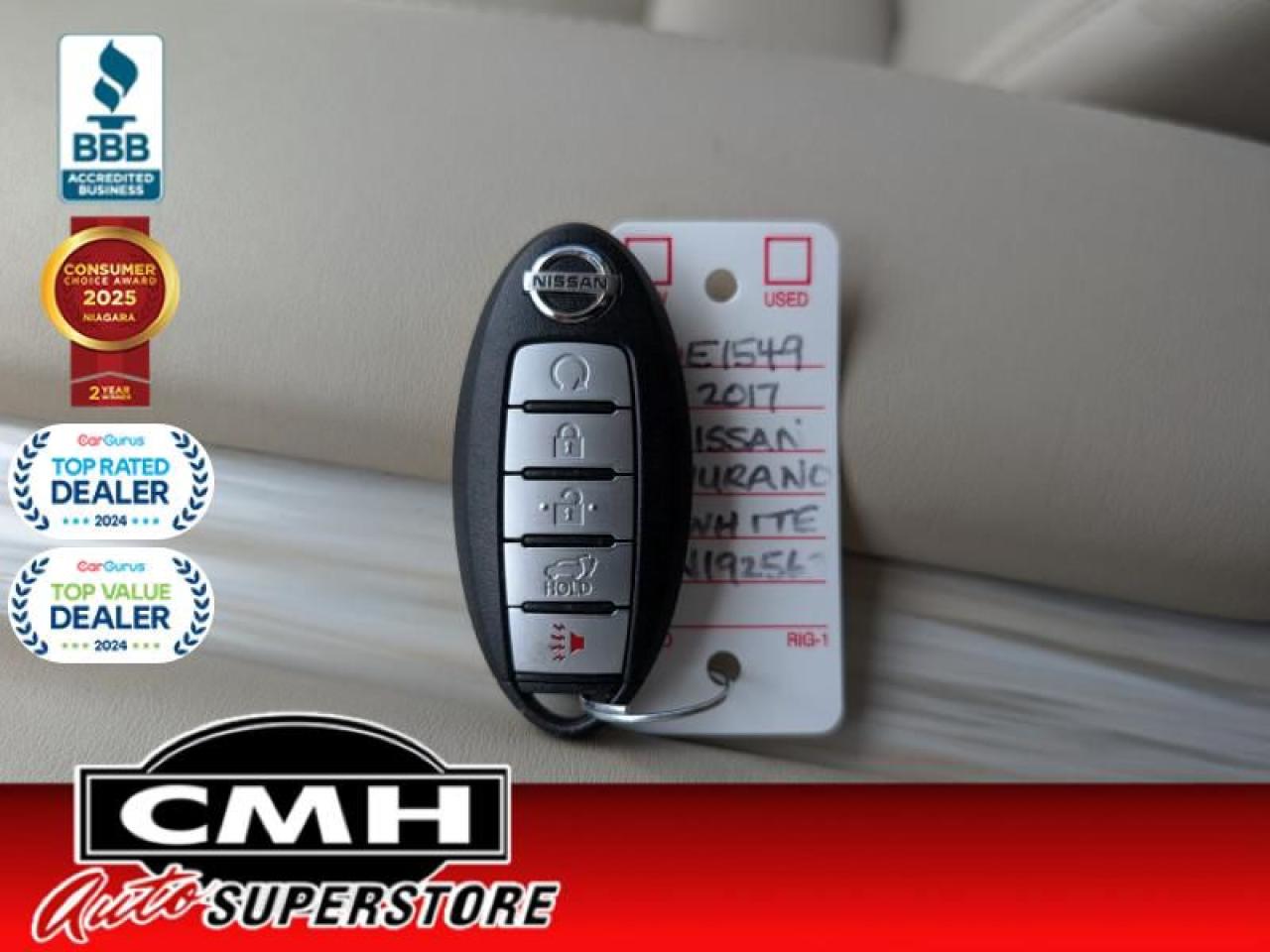 Used 2017 Nissan Murano Platinum  **COOLED SEATS - SUNROOF** for sale in St. Catharines, ON