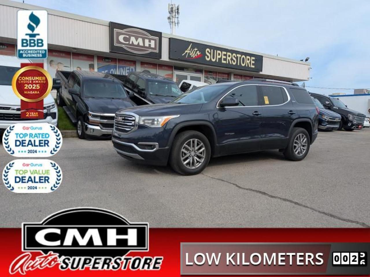 Used 2018 GMC Acadia SLE  **VERY LOW KMS - CLEAN CARFAX** for sale in St. Catharines, ON