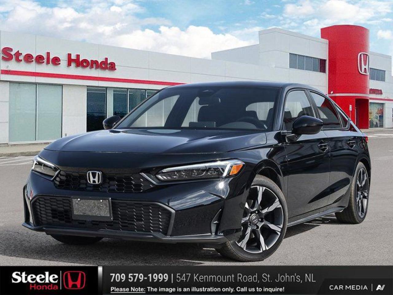 New 2025 Honda Civic Hatchback Hybrid Sport Touring for sale in St. John's, NL