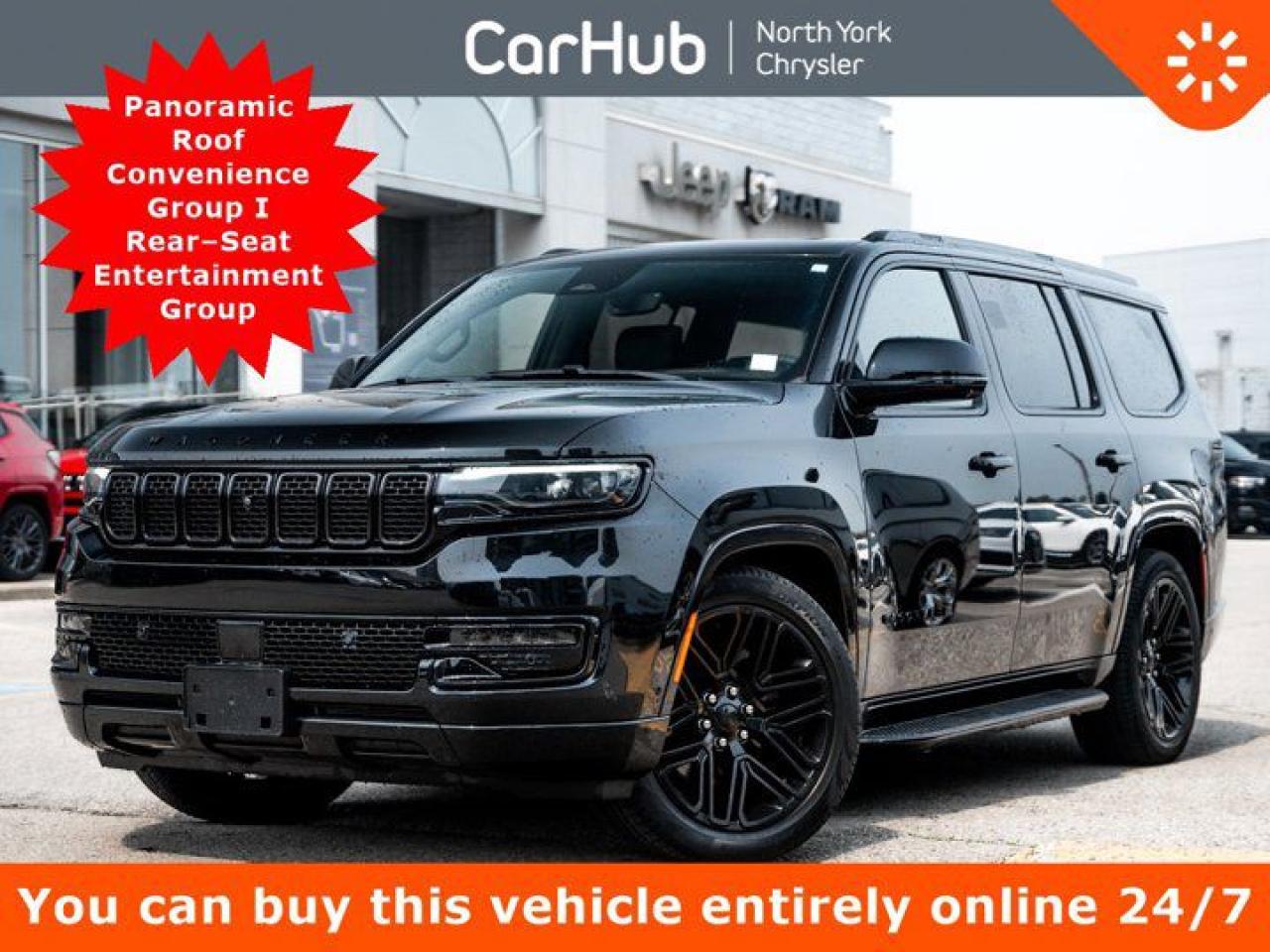 Used 2024 Jeep Wagoneer Series II Carbide Panoroof Convenience Group I RearSeat Entertainment Group for sale in Thornhill, ON