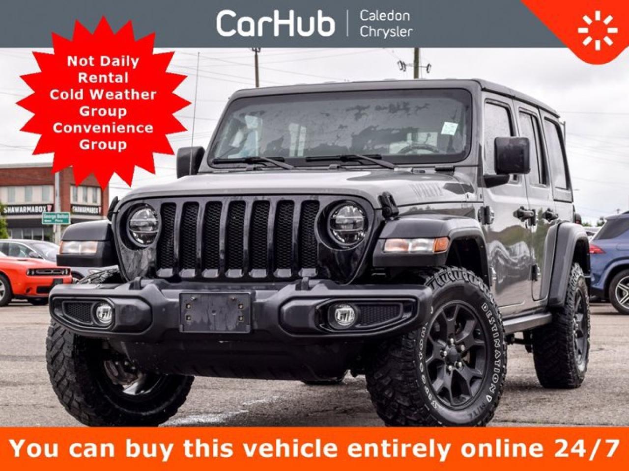 Used 2022 Jeep Wrangler Unlimited Willys Freedom Top Remote Start for sale in Bolton, ON