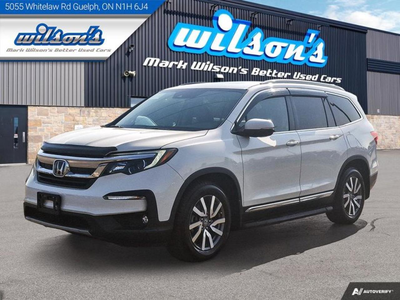 Used 2019 Honda Pilot EX-L AWD | Nav | Leather | Sunroof | Heated Wheel + Seats | Adaptive Cruise | Power Seat | and More! for sale in Guelph, ON