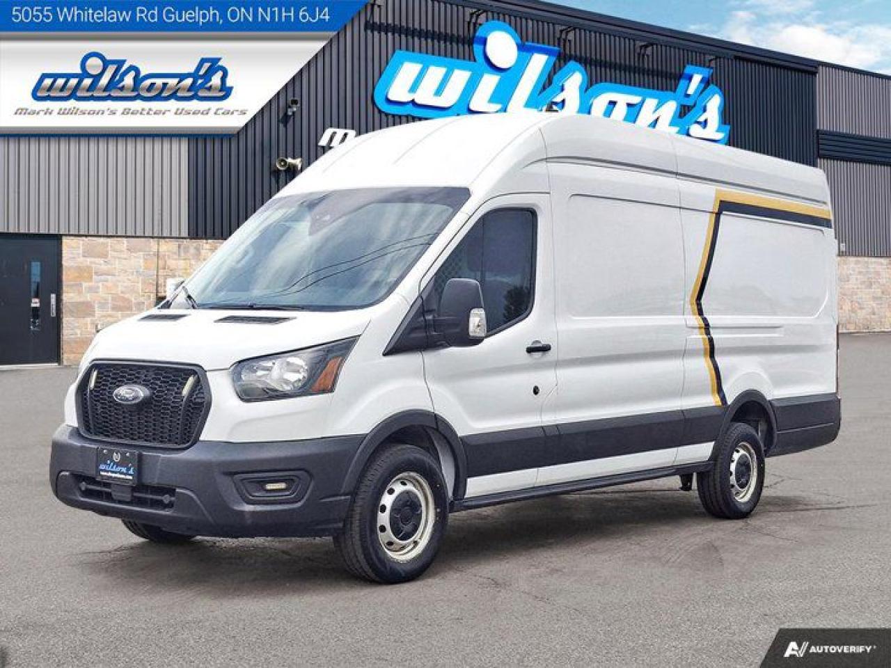 Used 2021 Ford Transit Cargo Van 350 High Roof Extended Cargo Van | Cruise | Interior Up Pkg | Rear Camera | New Tires | for sale in Guelph, ON