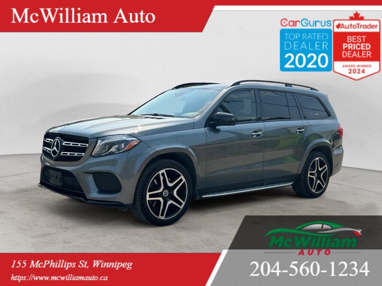 Used 2019 Mercedes-Benz GLS Class GLS450 4MATIC |7 DISPLAY|HTD & COOLED CUP HOLDERS|MINT CONDITION| for sale in Winnipeg, MB