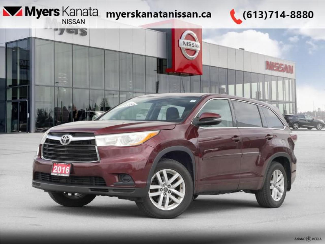 Used 2016 Toyota Highlander LE  -  Bluetooth for sale in Kanata, ON