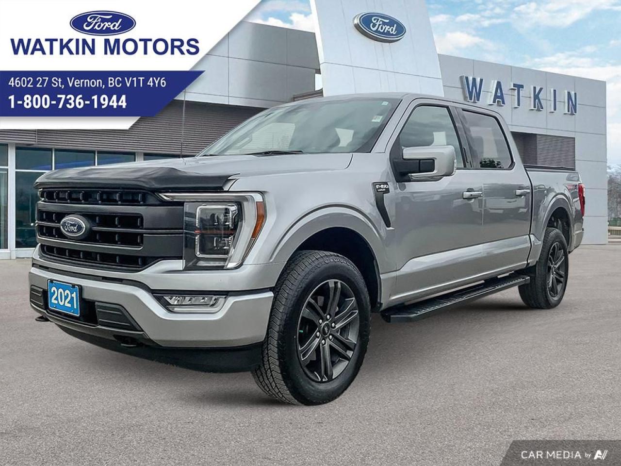 Used 2021 Ford F-150 Supercrew 4x4 LARIAT 502A for sale in Vernon, BC