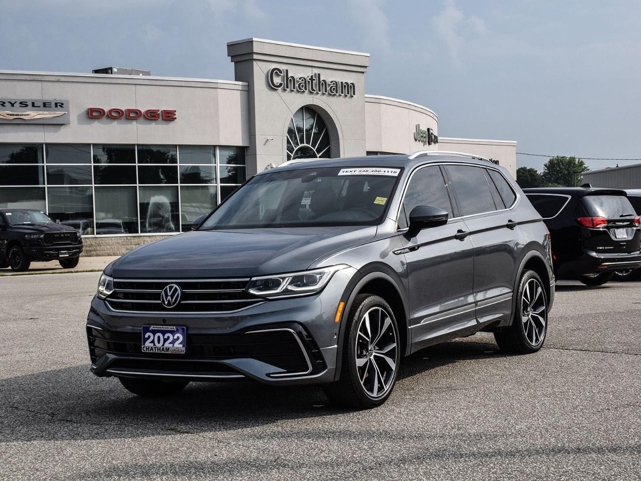 Used 2022 Volkswagen Tiguan HIGHLINE R-LINE 4MOTION for sale in Chatham, ON