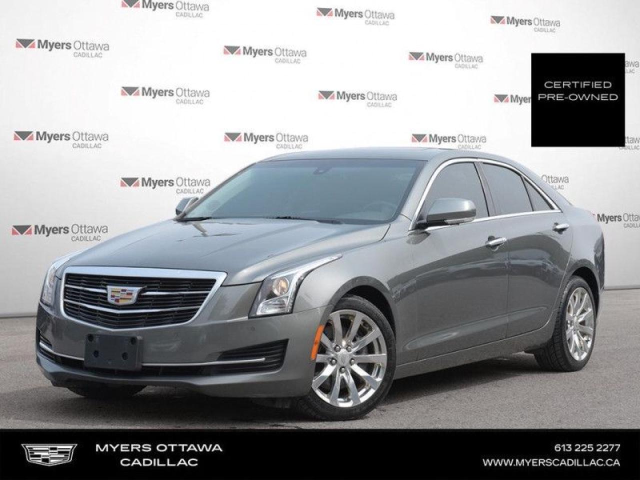 Used 2017 Cadillac ATS Sedan 2.0 Turbo Luxury  Collection  AWD, LUXURY, SUNROOF, NAV, CERTIFIED for sale in Ottawa, ON