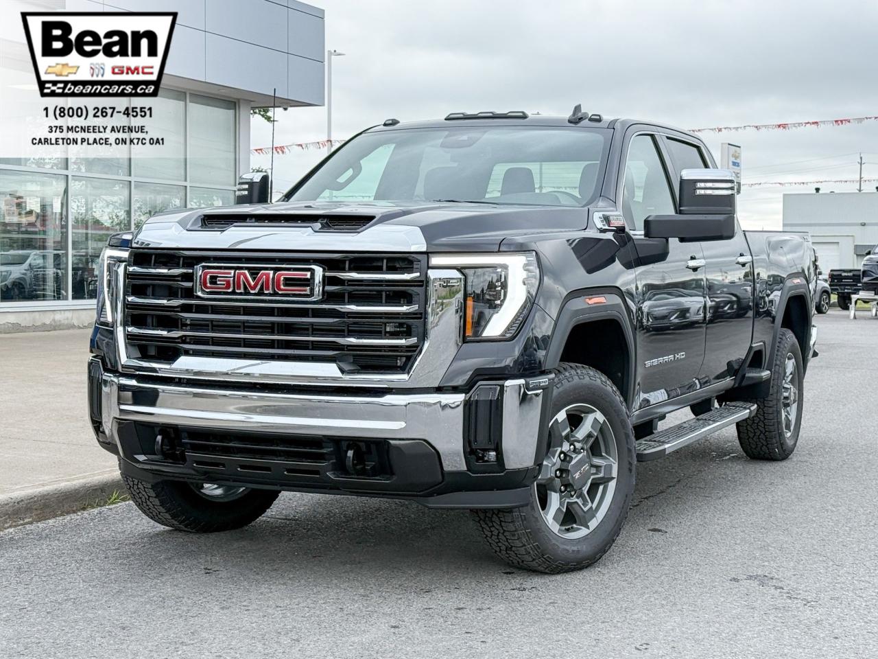 New 2025 GMC Sierra 2500 HD SLT DURAMAX 6.6L V8 WITH REMOTE START/ENTRY, HEATED SEATS, HEATED STEERING WHEEL, VENTILATED SEATS, BOSE SOUND SYSTEM, HD REAR VISION CAMERA for sale in Carleton Place, ON