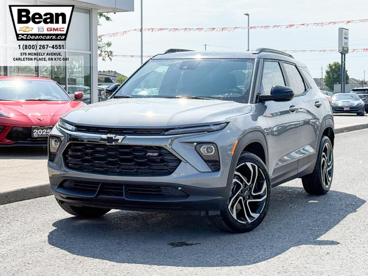 New 2026 Chevrolet TrailBlazer RS 1.3L 3 CYL WITH REMOTE START/ENTRY, HEATED SEATS, HEATED STEERING WHEEL, HD REAR VISION CAMERA, APPLE CARPLAY AND ANDROID AUTO for sale in Carleton Place, ON