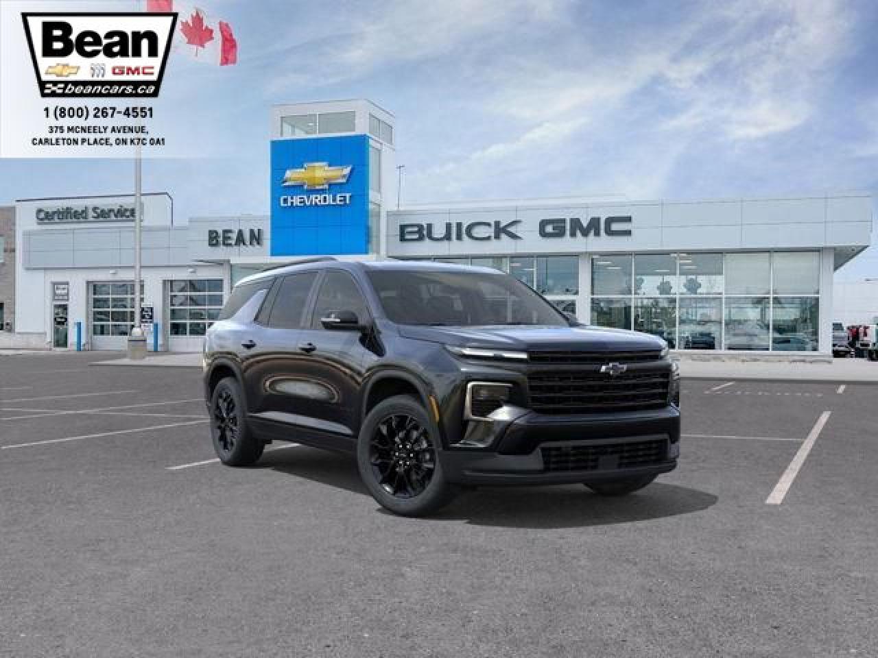 New 2025 Chevrolet Traverse LT 2.5L 4 CYL WITH REMOTE START/ENTRY, HEATED SEATS, HEATED STEERING WHEEL, POWER LIFTGATE, HD SURROUND VISION, APPLE CARPLAY AND ANDROID AUTO for sale in Carleton Place, ON