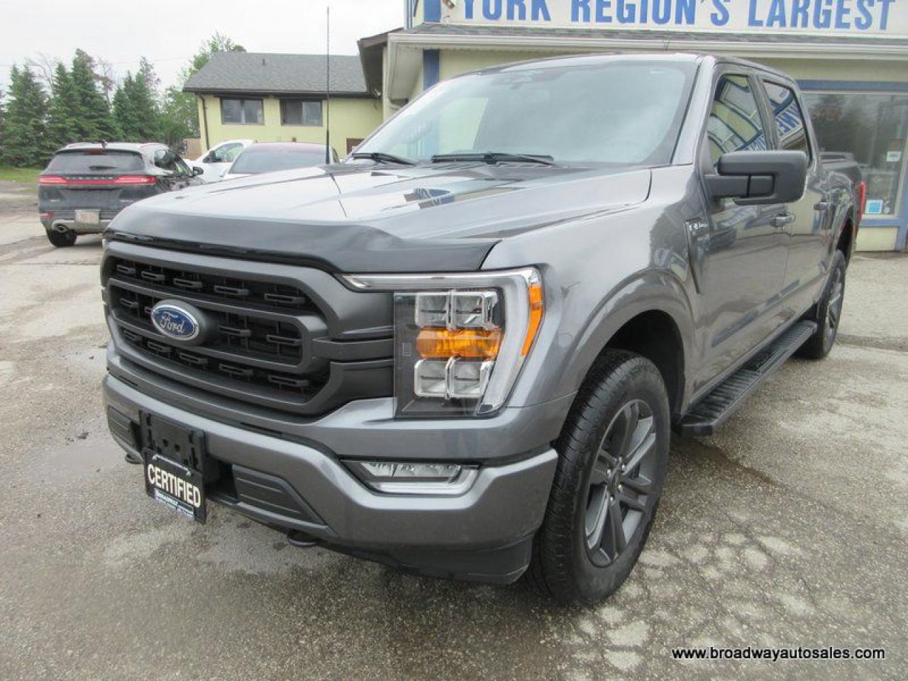 Used 2023 Ford F-150 LIKE NEW XLT-FX4-PACKAGE 5 PASSENGER 3.5L - ECO-BOOST.. 4X4.. CREW-CAB.. SHORTY.. NAVIGATION.. POWER ROOF & PEDALS.. HEATED SEATS.. for sale in Bradford, ON