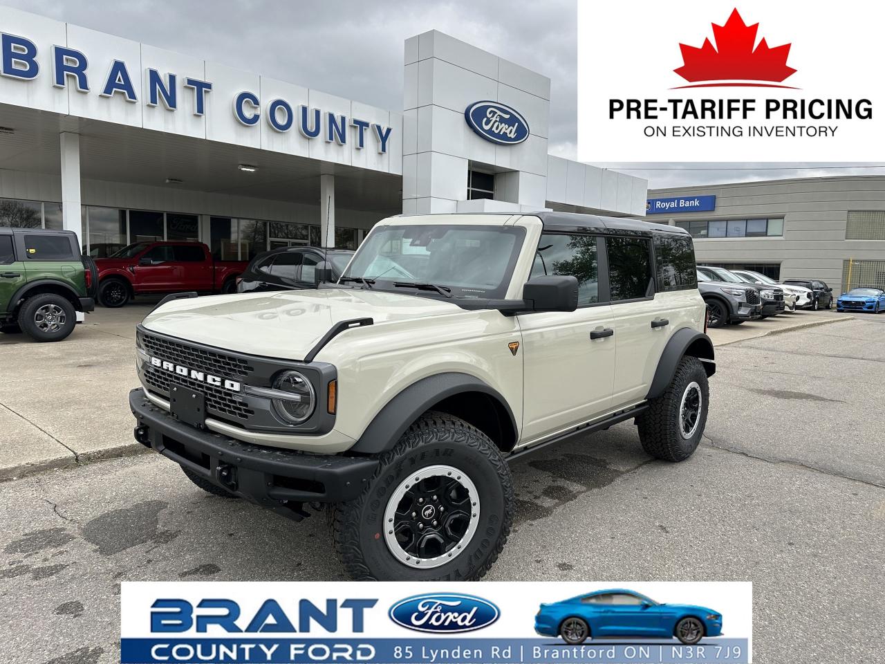 New 2025 Ford Bronco Badlands for sale in Brantford, ON