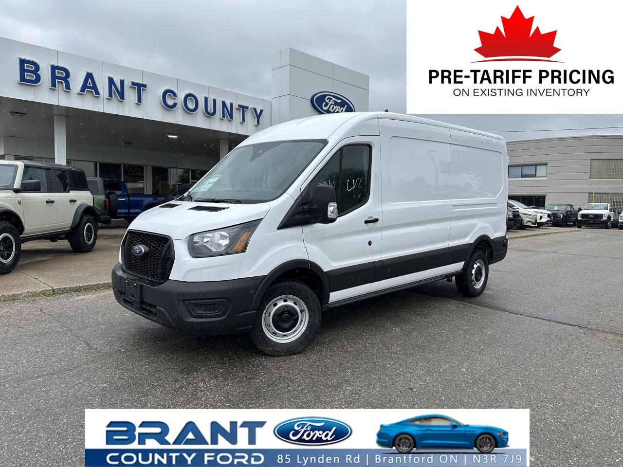 New 2025 Ford Transit Cargo Van T-250 148  Med Rf 9070 GVWR RWD for sale in Brantford, ON