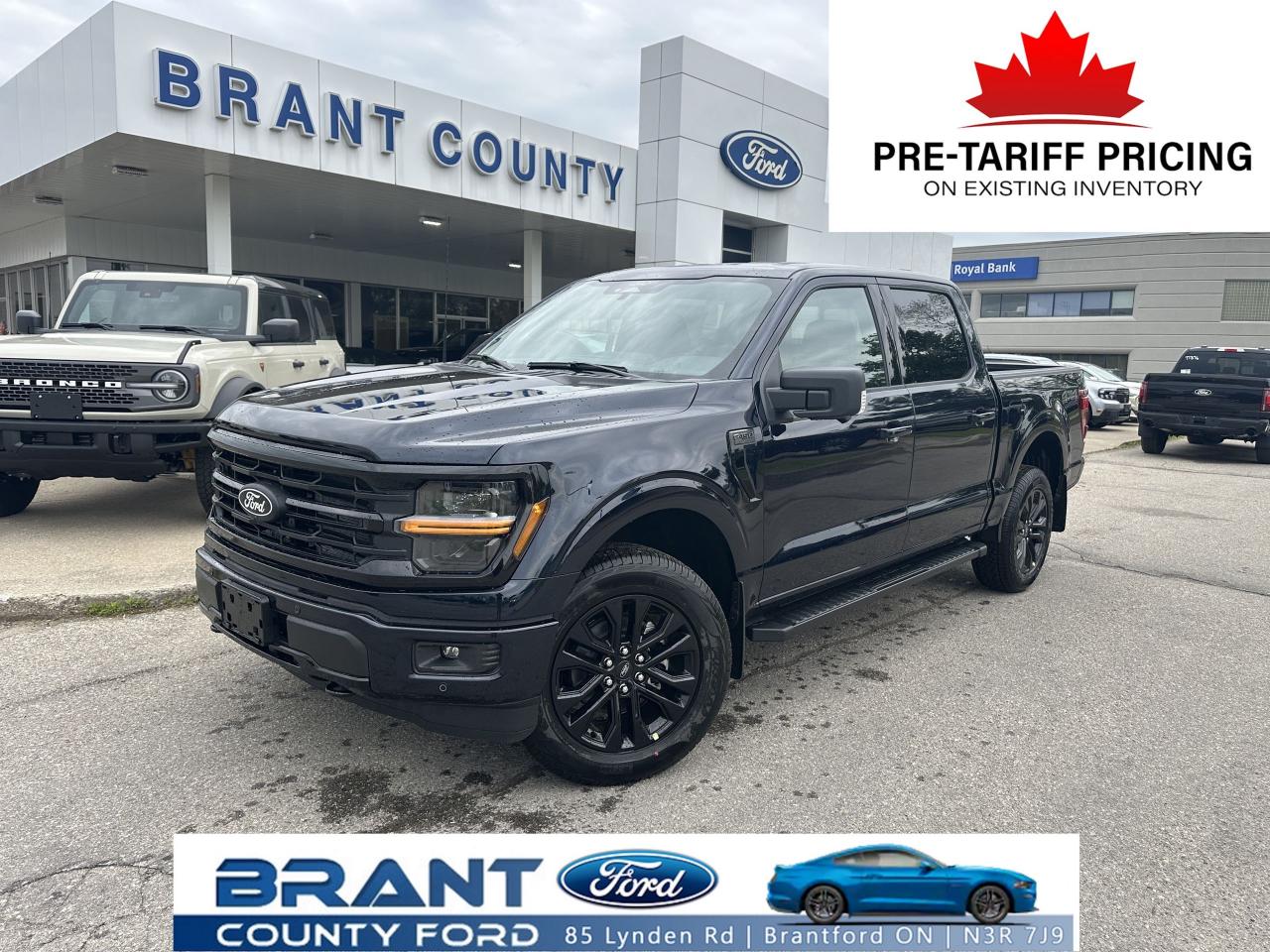 New 2025 Ford F-150 XLT 4WD SuperCrew 5.5' Box for sale in Brantford, ON