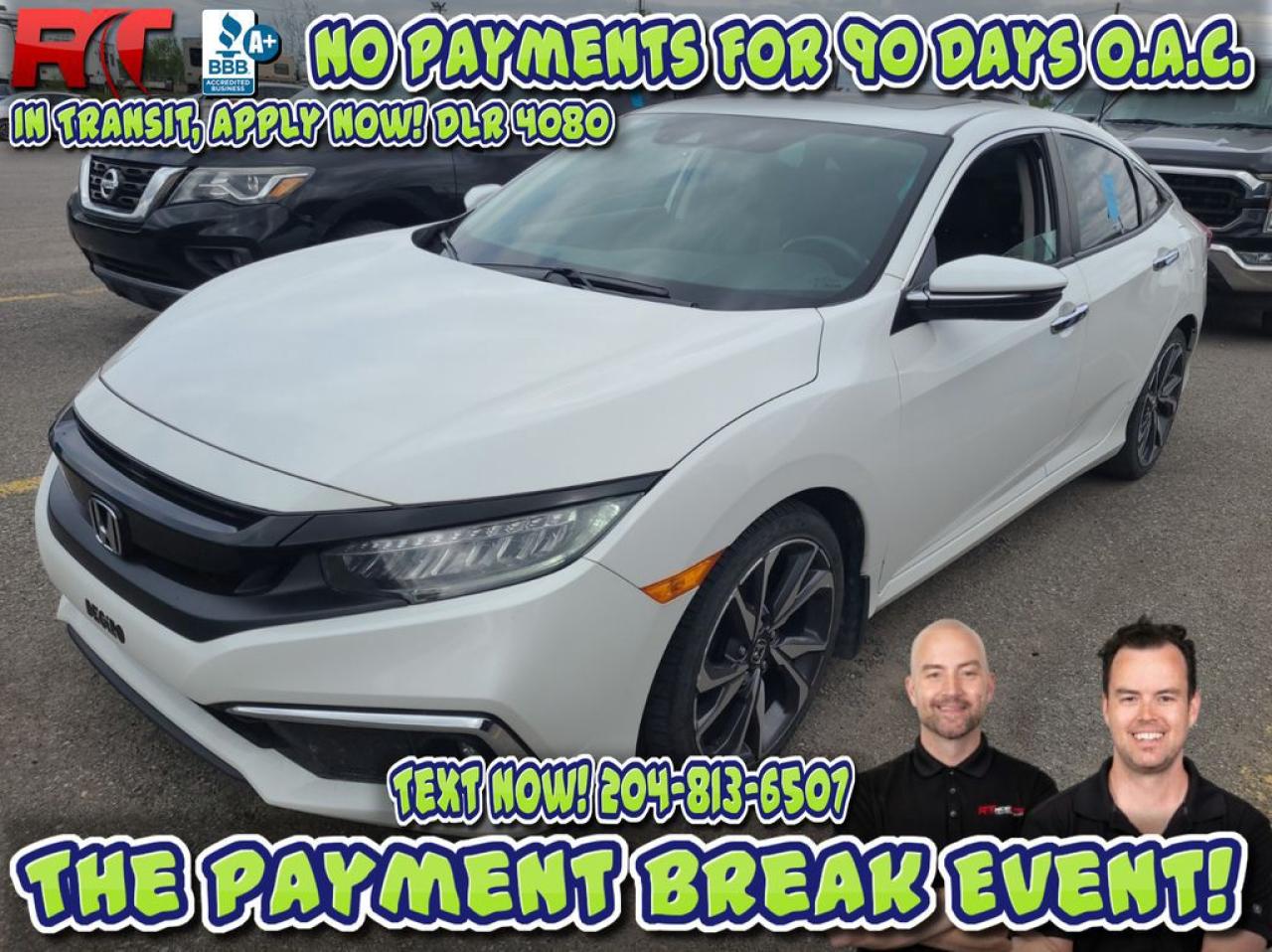 Used 2019 Honda Civic Sedan Touring for sale in Winnipeg, MB