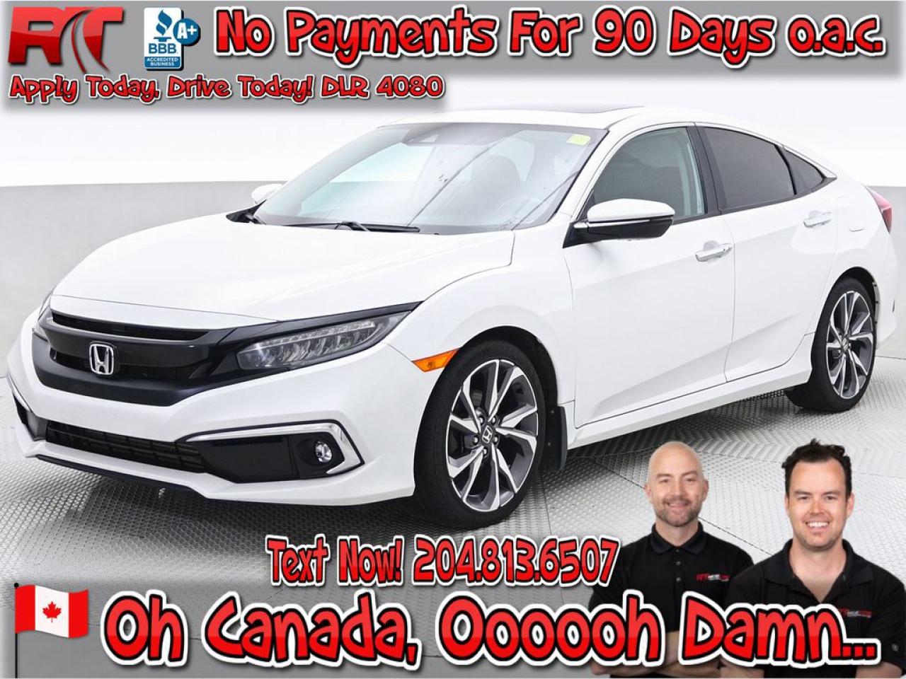 Used 2019 Honda Civic Sedan Touring for sale in Winnipeg, MB