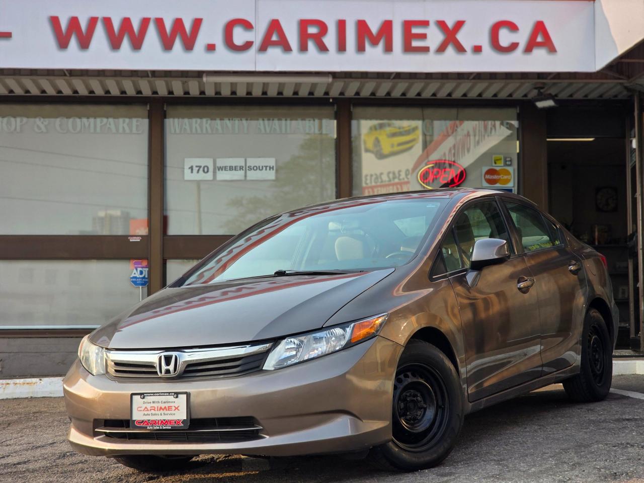 Used 2012 Honda Civic EX LOW KMS | Sunroof | Bluetooth for sale in Waterloo, ON