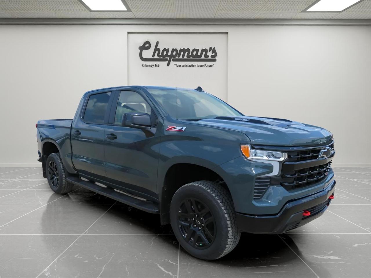 New 2025 Chevrolet Silverado 1500 LT Trail Boss HD Rear Vision Camera, Bose Speaker System, Heated Seats for sale in Killarney, MB