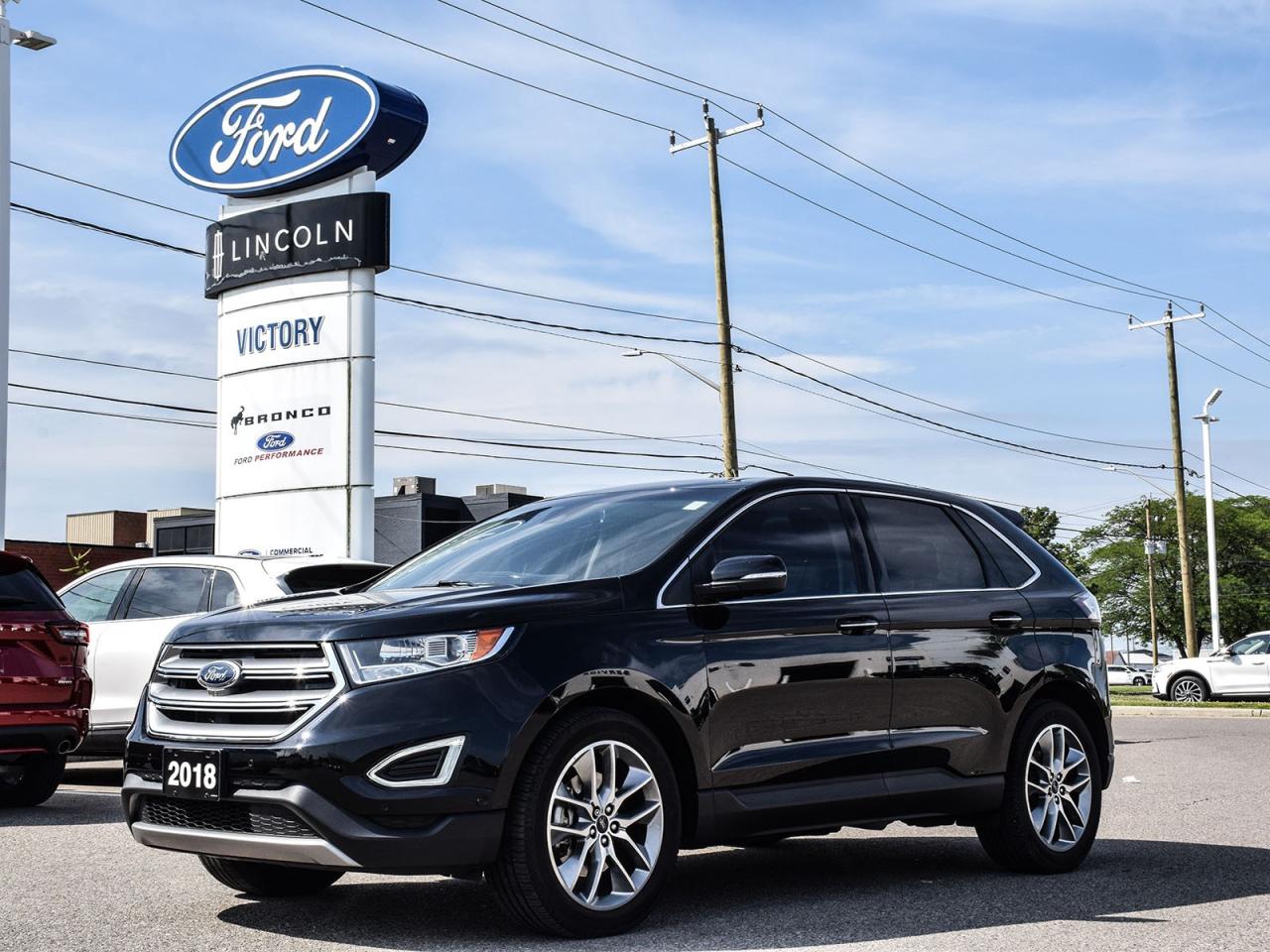 Used 2018 Ford Edge Titanium ACC + Lane Keeping | 3.5L V6 | for sale in Chatham, ON