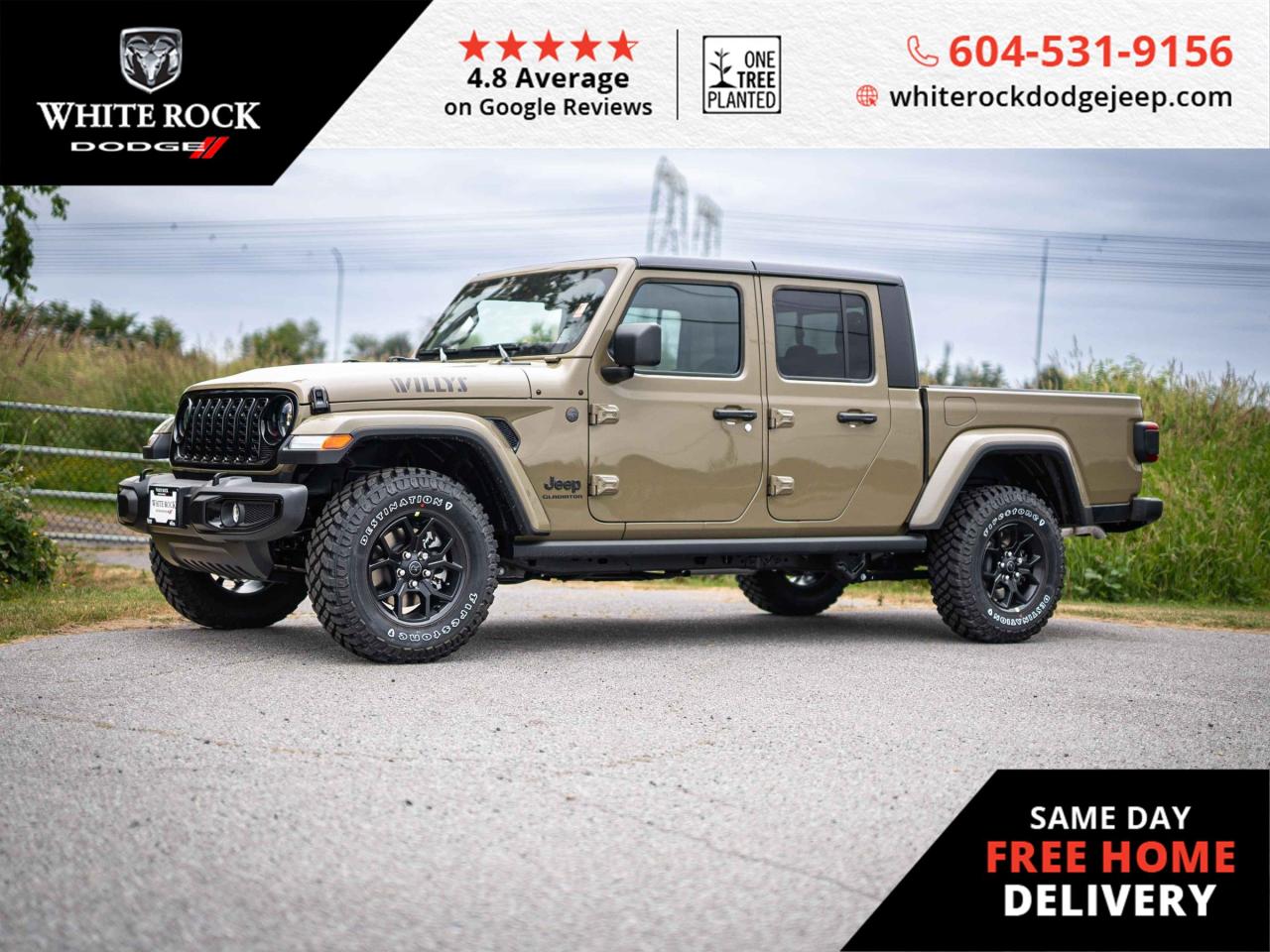 New 2025 Jeep Gladiator Sport S for sale in Surrey, BC