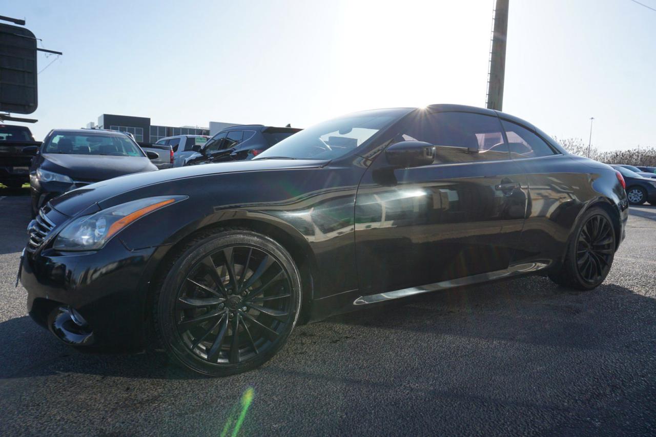2013 Infiniti G Convertible 3.7L V6 CONVERTIBLE CERTIFIED *ACCIDENT FREE* CAMERA NAV BLUETOOTH LEATHER HEATED SEATS CRUISE ALLOYS - Photo #3