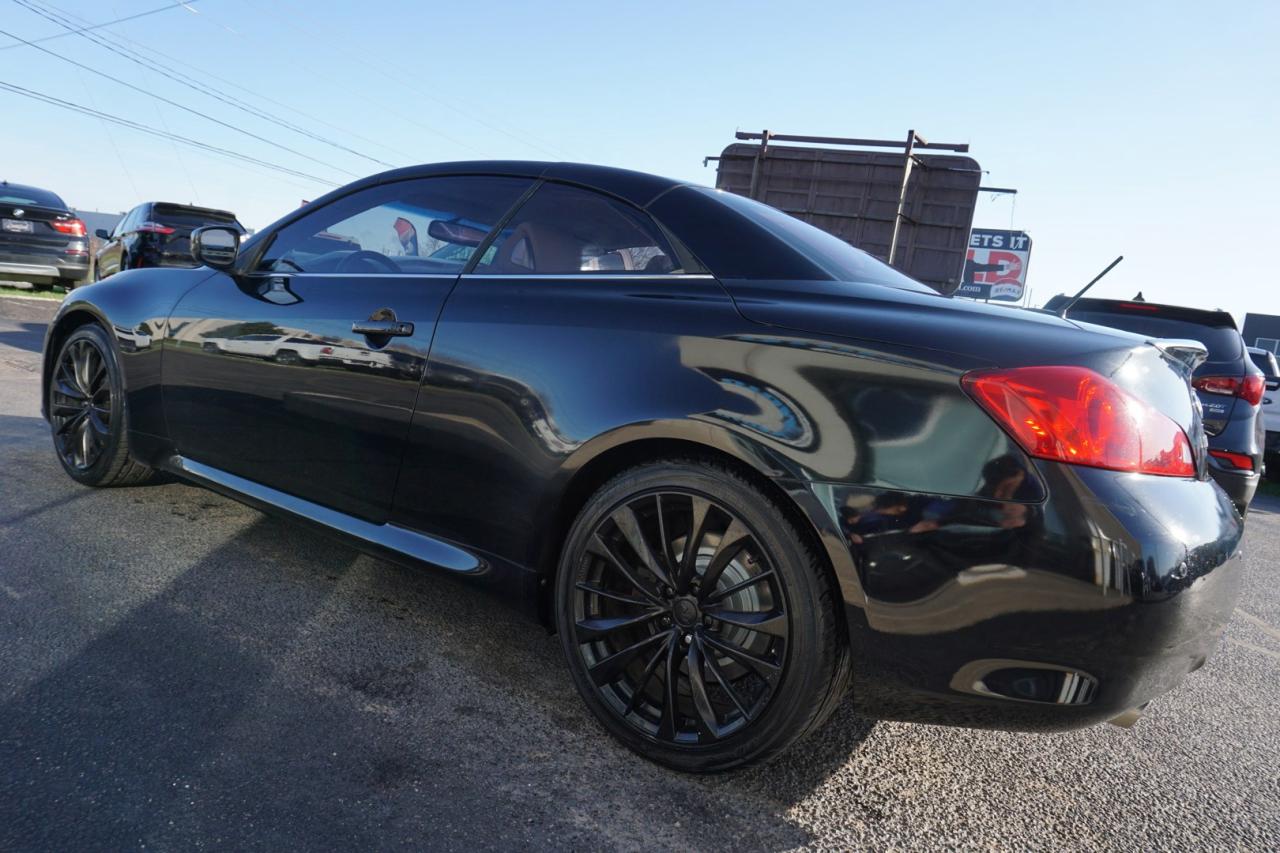 2013 Infiniti G Convertible 3.7L V6 CONVERTIBLE CERTIFIED *ACCIDENT FREE* CAMERA NAV BLUETOOTH LEATHER HEATED SEATS CRUISE ALLOYS Photo3