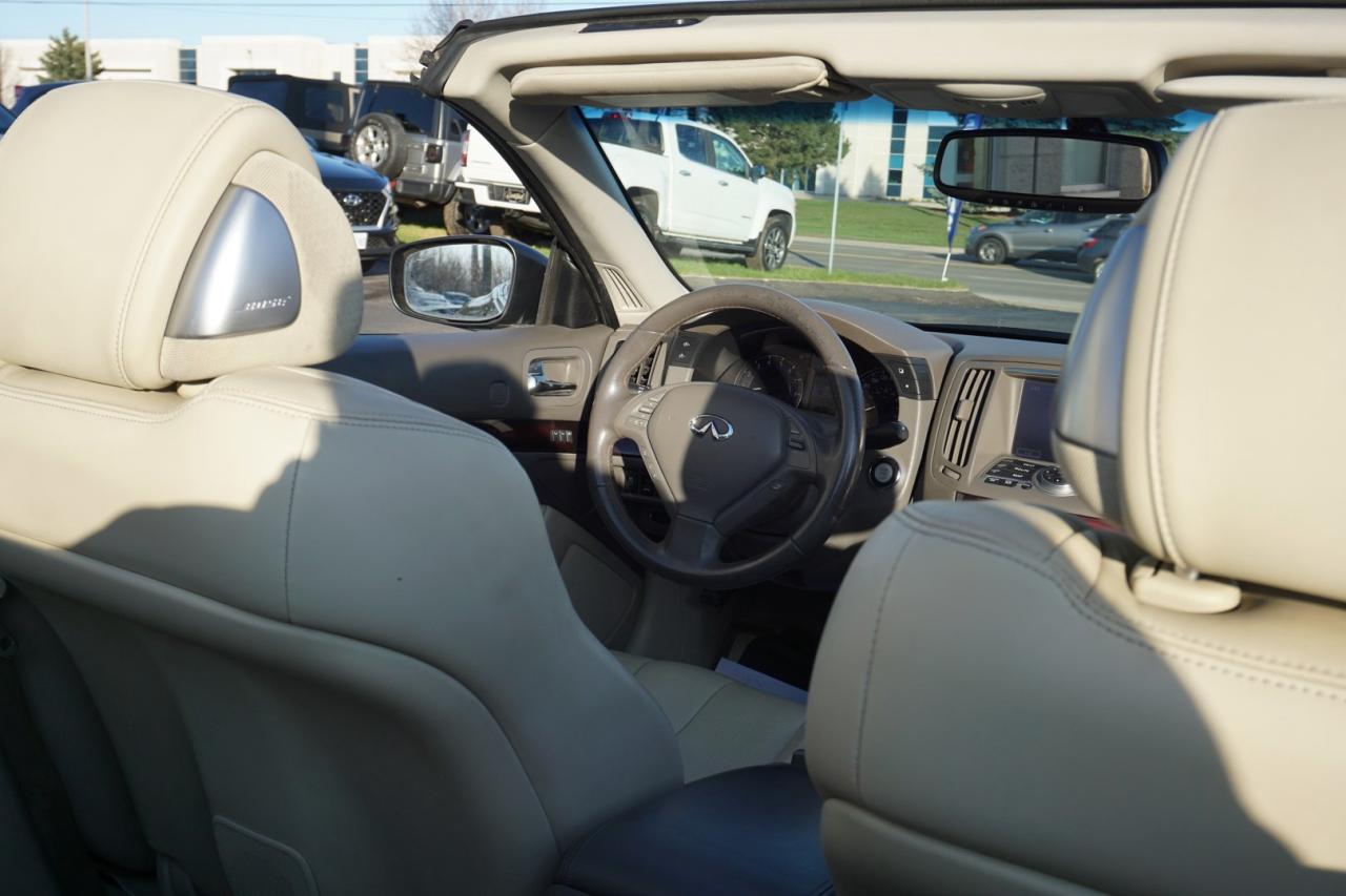 2013 Infiniti G Convertible 3.7L V6 CONVERTIBLE CERTIFIED *ACCIDENT FREE* CAMERA NAV BLUETOOTH LEATHER HEATED SEATS CRUISE ALLOYS - Photo #12