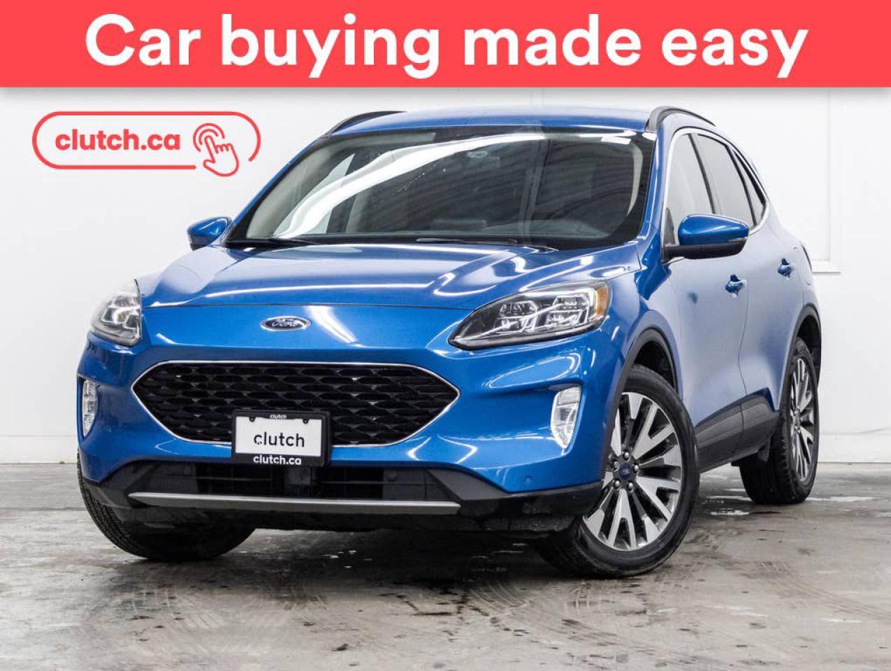 Used 2020 Ford Escape Titanium Hybrid AWD w/ Apple CarPlay & Android Auto, Heated Front Seats, Nav for sale in Toronto, ON