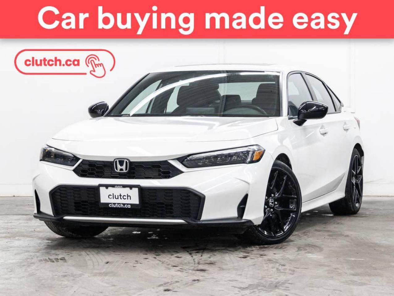 Used 2025 Honda Civic Sport Hybrid w/Apple CarPlay & Android Auto, Heated Front Seats, Backup Cam for sale in Toronto, ON