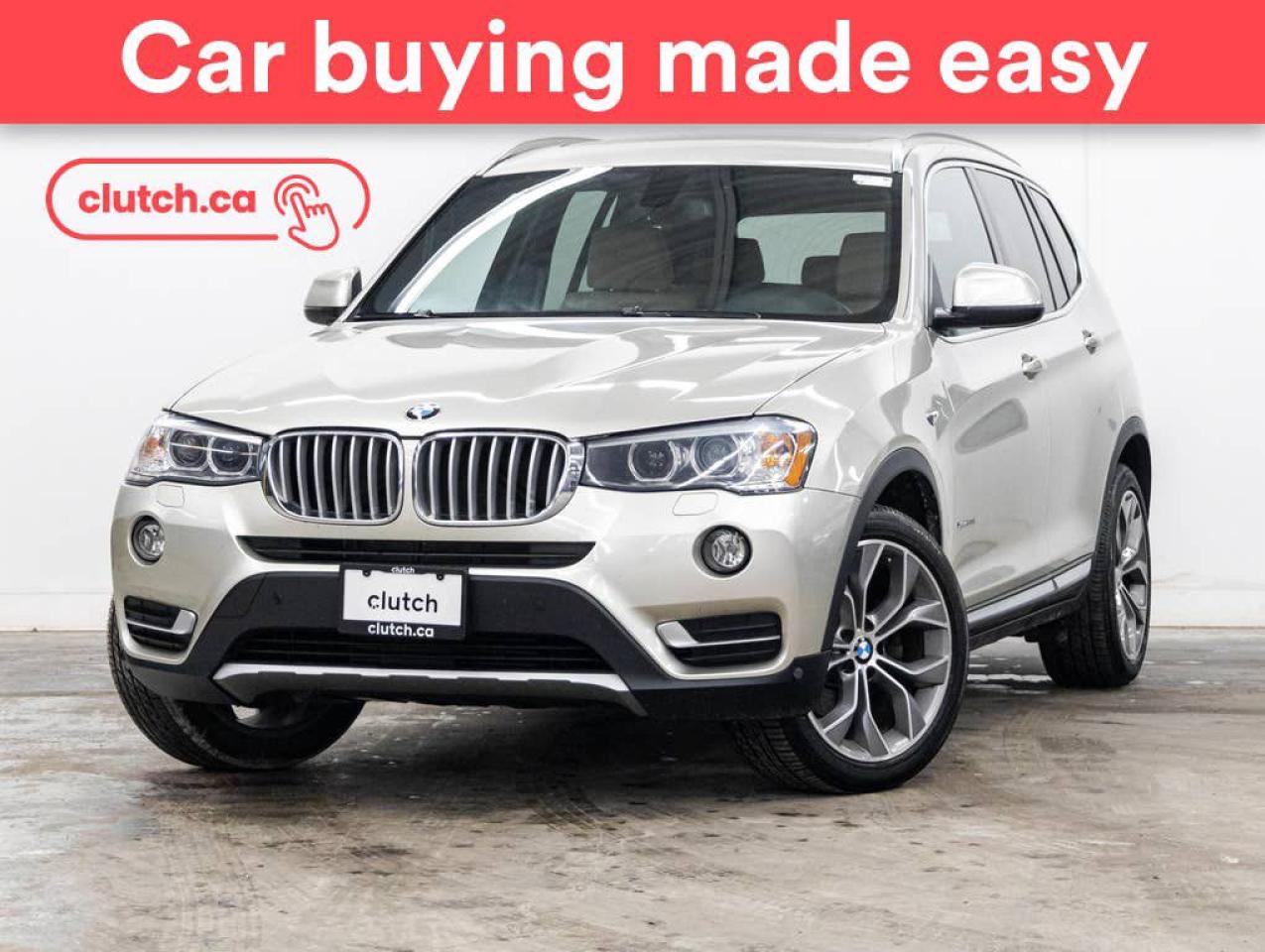 Used 2016 BMW X3 xDrive28i AWD w/Heated Front Seats, Bluetooth, Rearview Cam for sale in Toronto, ON