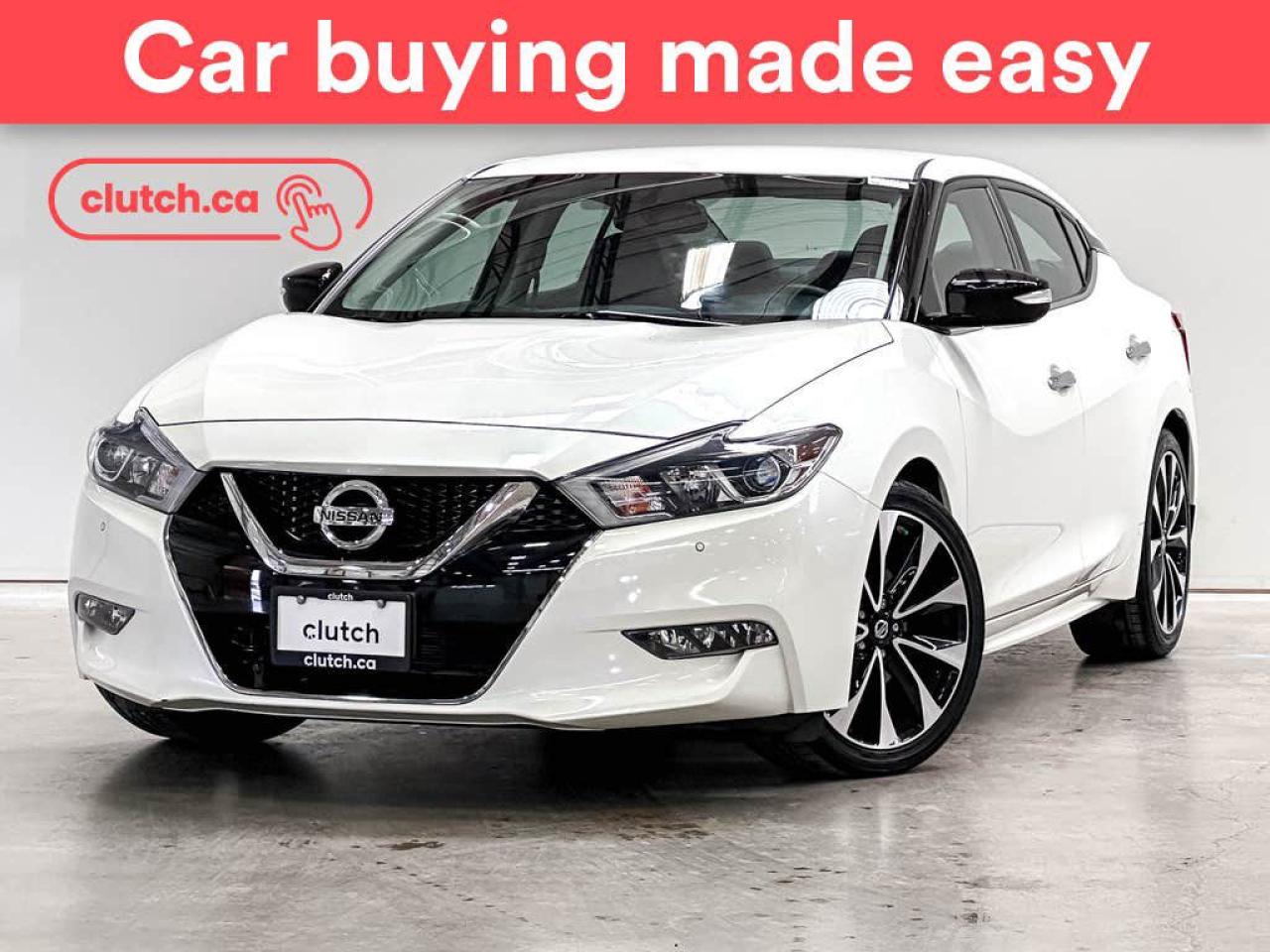 Used 2018 Nissan Maxima SR w/ Apple CarPlay, Heated Front Seats, Rearview Cam for sale in Toronto, ON