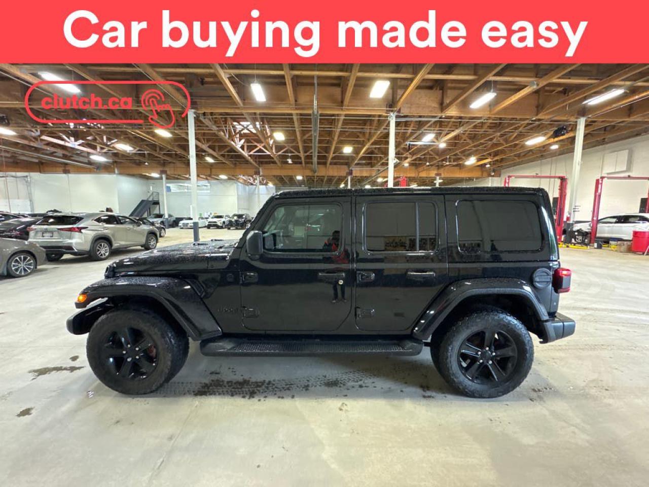 Used 2021 Jeep Wrangler Unlimited Sahara 4X4 w/ Apple CarPlay, Heated Front Seats, Rearview Cam for sale in Toronto, ON