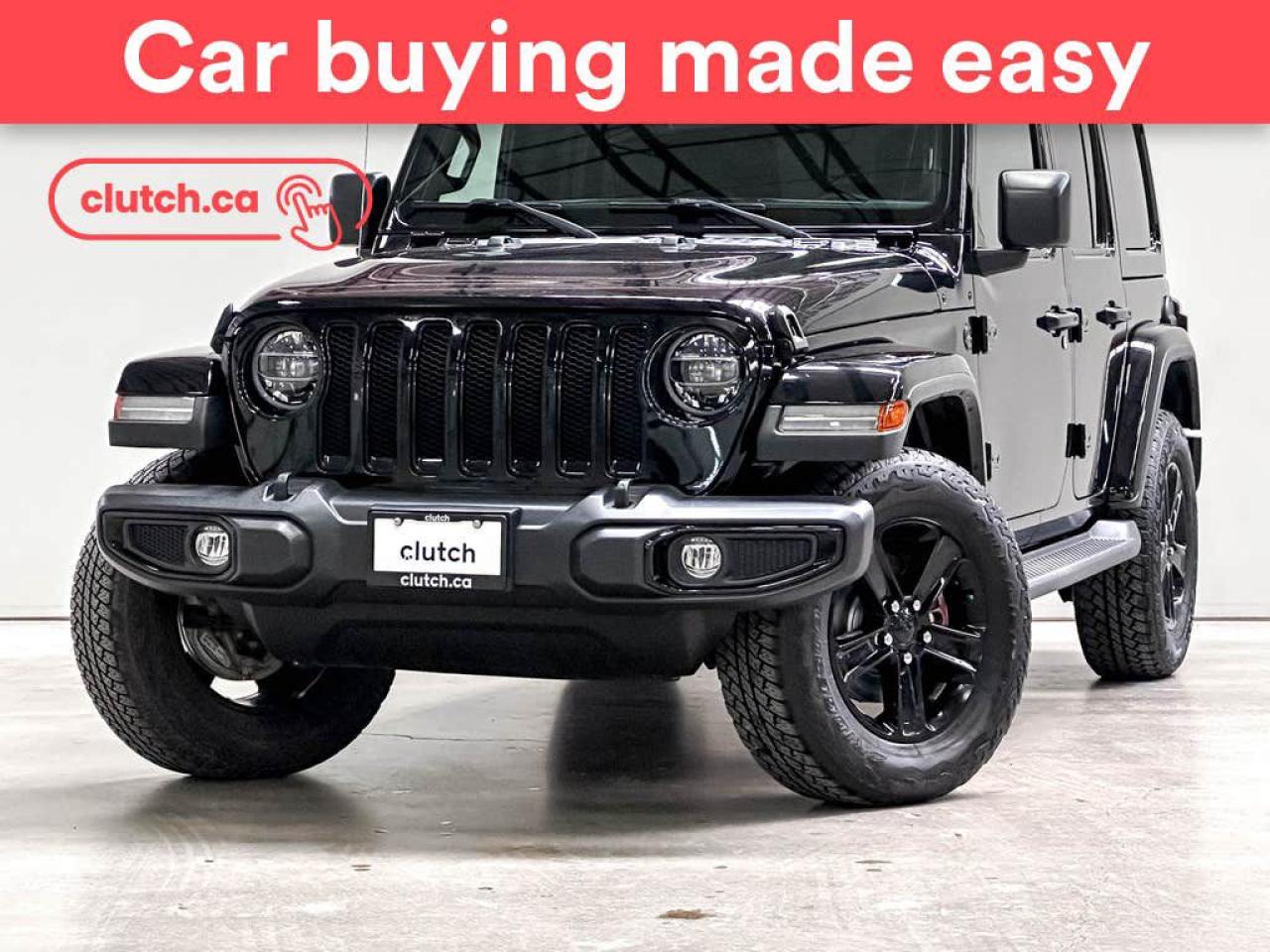Used 2021 Jeep Wrangler Unlimited Sahara 4X4 w/ Apple CarPlay, Heated Front Seats, Rearview Cam for sale in Toronto, ON