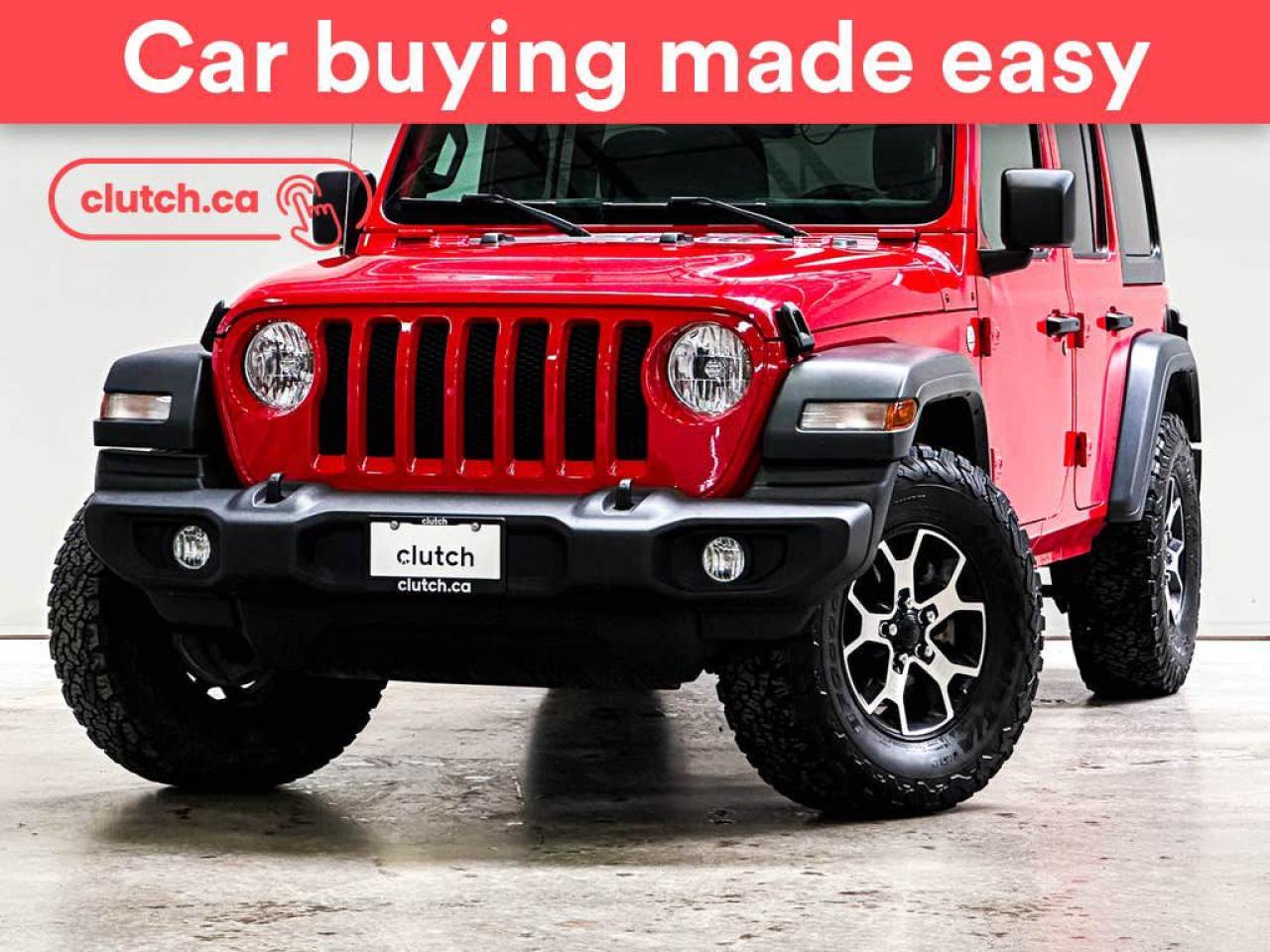 Used 2018 Jeep Wrangler Unlimited Sport 4X4 w/ Apple CarPlay, Heated Front Seats, Rearview Cam for sale in Toronto, ON