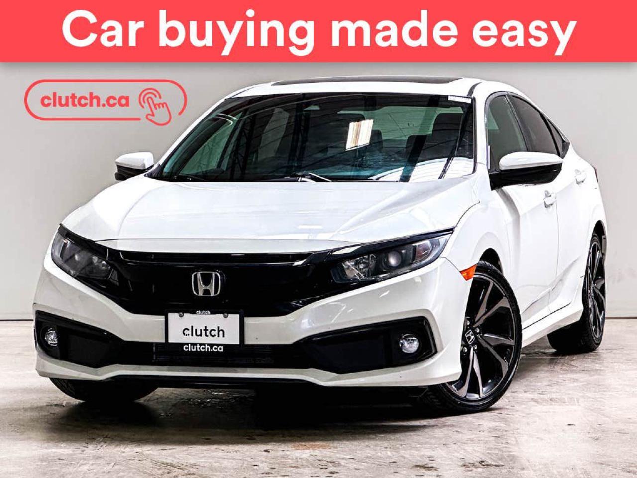 Used 2020 Honda Civic Sport w/ Apple CarPlay, Heated Front Seats, Rearview Cam for sale in Toronto, ON