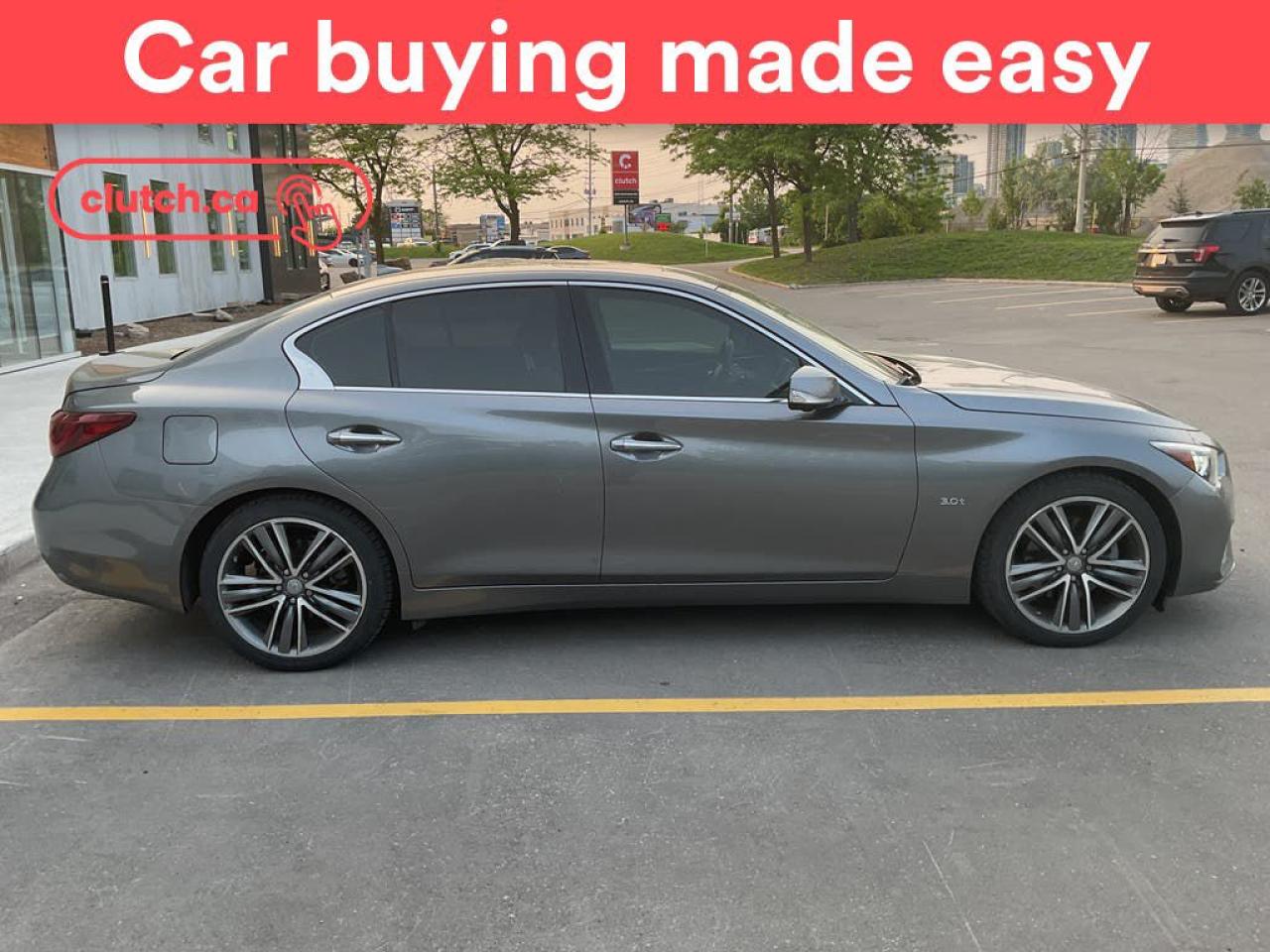 Used 2018 Infiniti Q50 3.0T Luxe AWD w/ Heated Front Seats, Rearview Camera, Cruise Control for sale in Toronto, ON