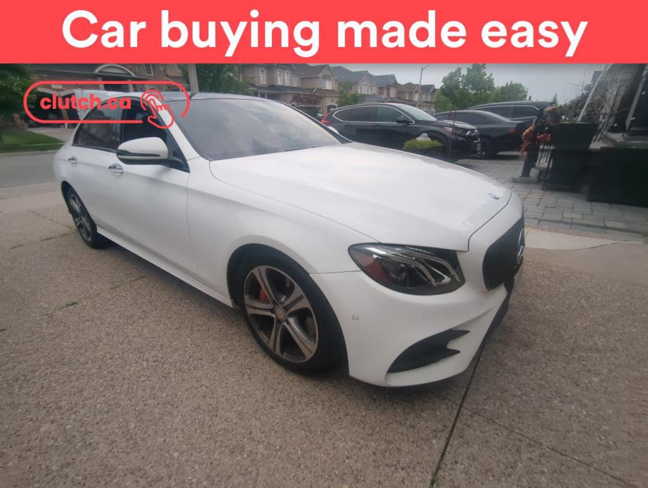 Used 2017 Mercedes-Benz E-Class E 400 4Matic AWD w/ Apple CarPlay & Android Auto, Rearview Cam, Nav for sale in Toronto, ON