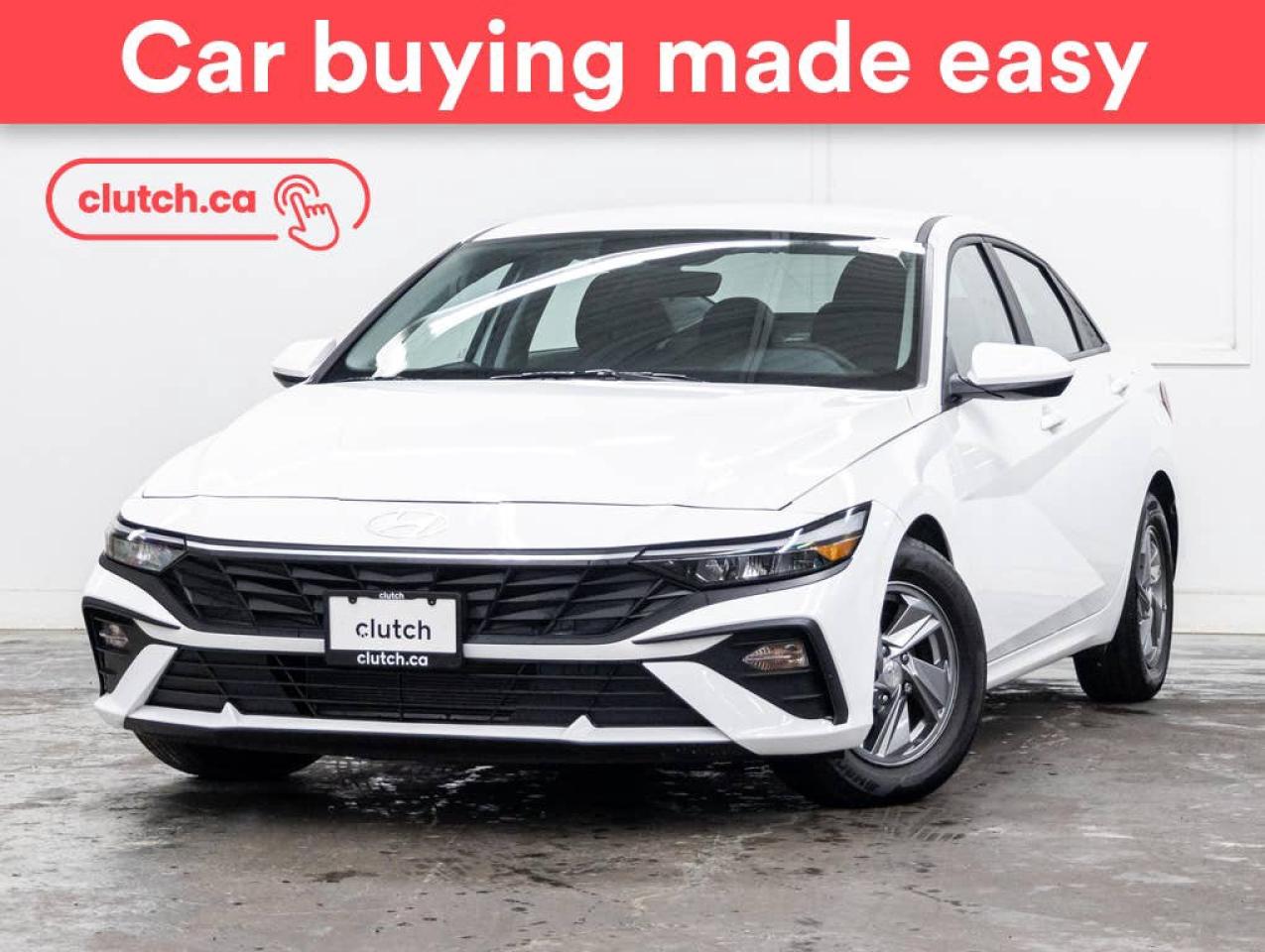 Used 2024 Hyundai Elantra Essential w/ Apple CarPlay & Android Auto, Rearview Cam, Climate Control for sale in Toronto, ON