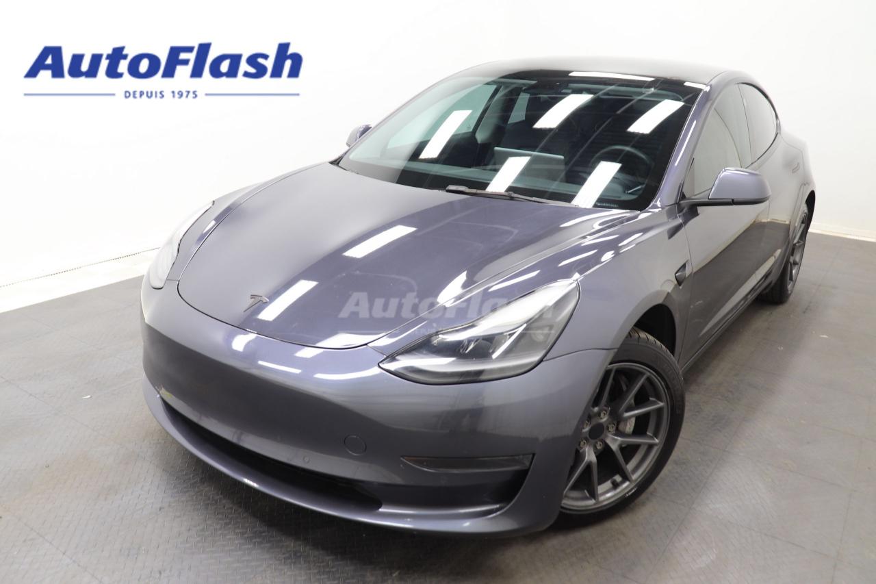 Used 2021 Tesla Model 3 SR+, TOIT-PANO, NAVIGATION, CAMERA, BLUETOOTH for sale in Saint-Hubert, QC