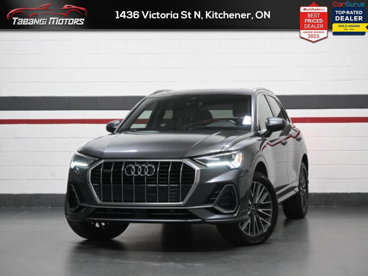 Used 2021 Audi Q3 Progressiv   S-Line No Accident Leather Digital Dash Panoramic Roof for sale in Mississauga, ON