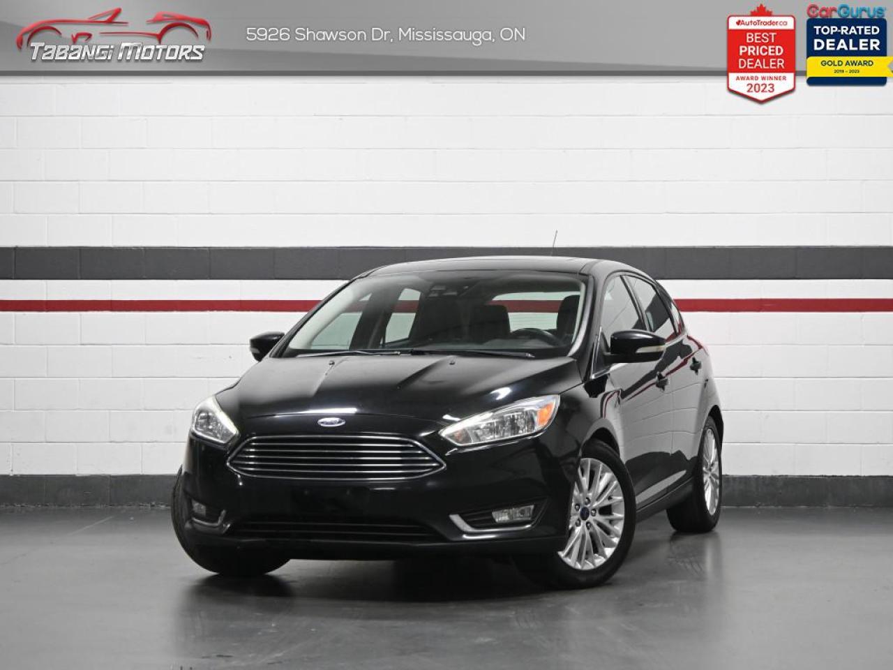 Used 2017 Ford Focus Titanium  No Accident Leather SONY Navigation Sunroof Remote Start for sale in Mississauga, ON