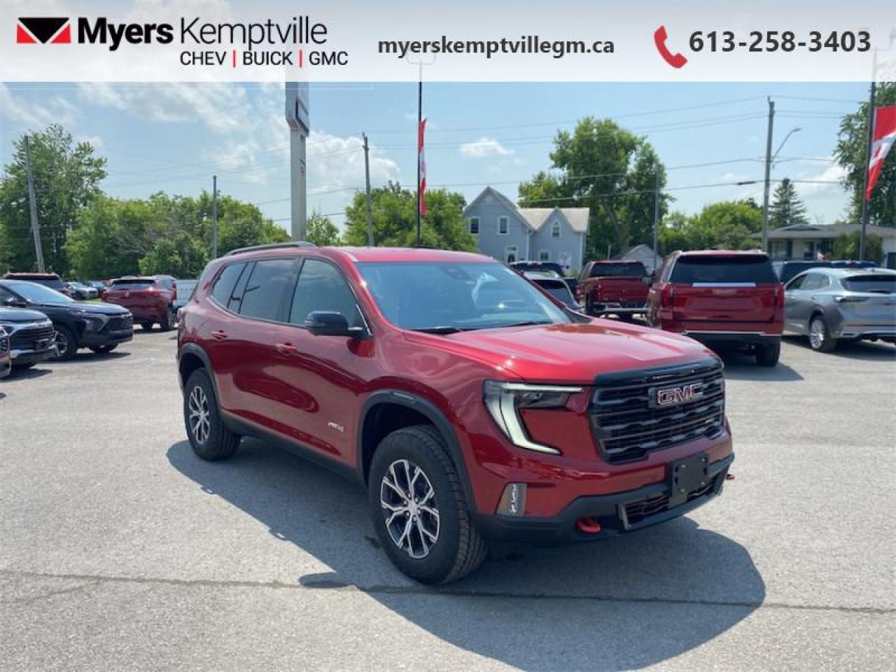 New 2025 GMC Acadia AT4  - Tow Package for sale in Kemptville, ON