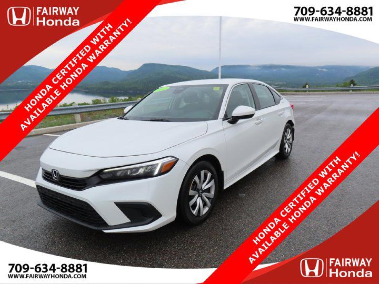 Used 2022 Honda Civic SEDAN LX for sale in Corner Brook, NL