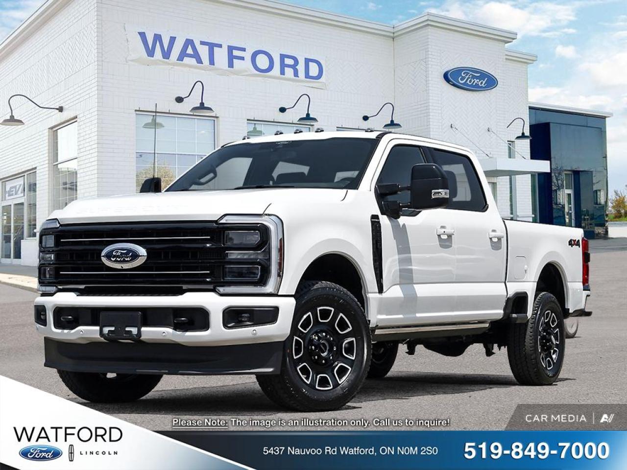 New 2025 Ford F-250 Super Duty SRW Platinum for sale in Watford, ON