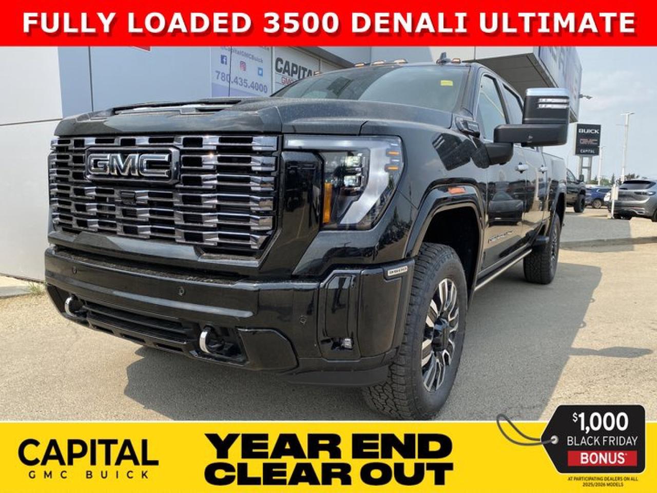 New 2025 GMC Sierra 3500 HD Crew Cab Denali Ultimate for sale in Edmonton, AB