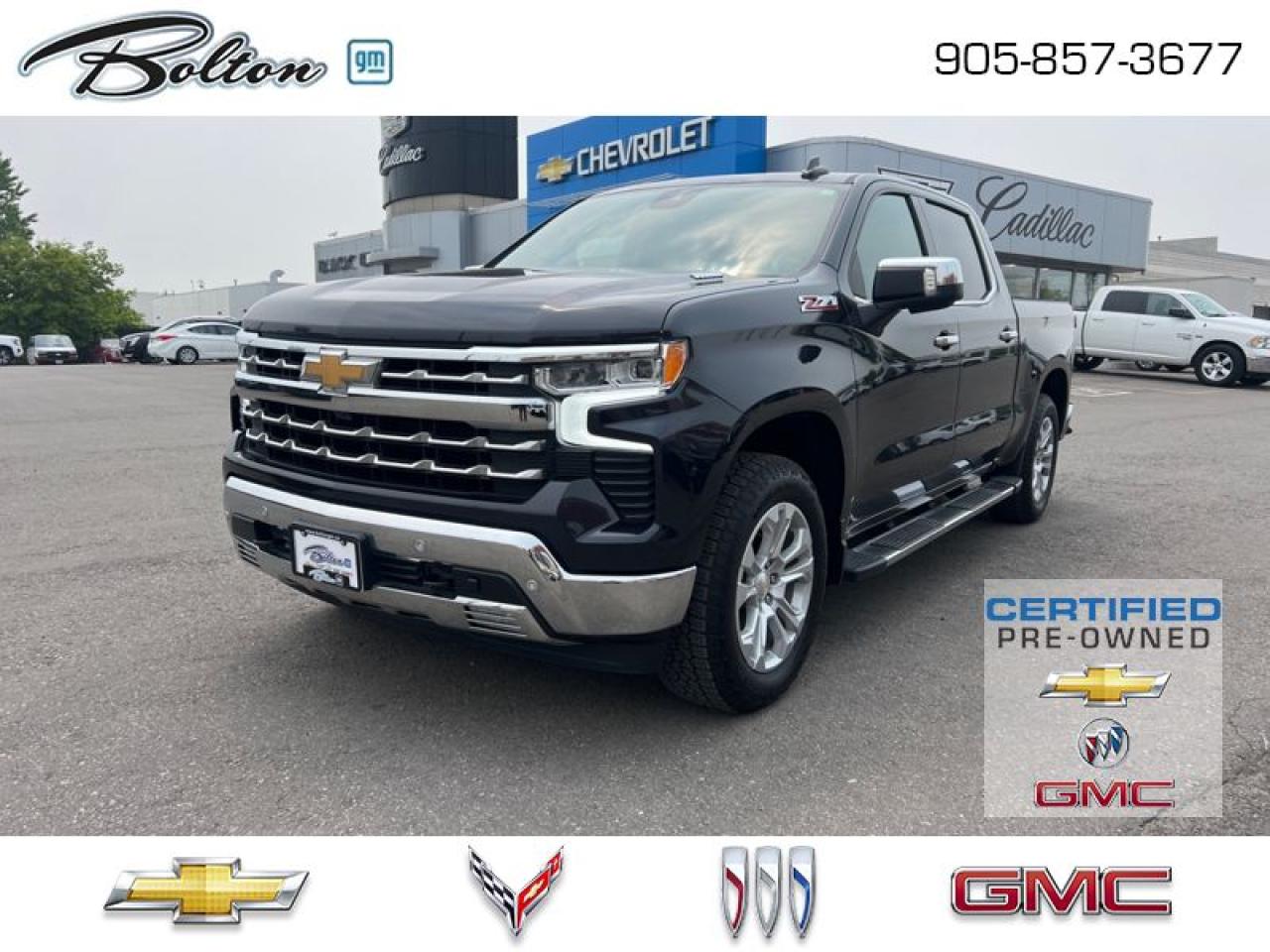 Used 2022 Chevrolet Silverado 1500 LTZ CERTIFIED PRE-OWNED - FINANCE @ 4.99% for sale in Bolton, ON