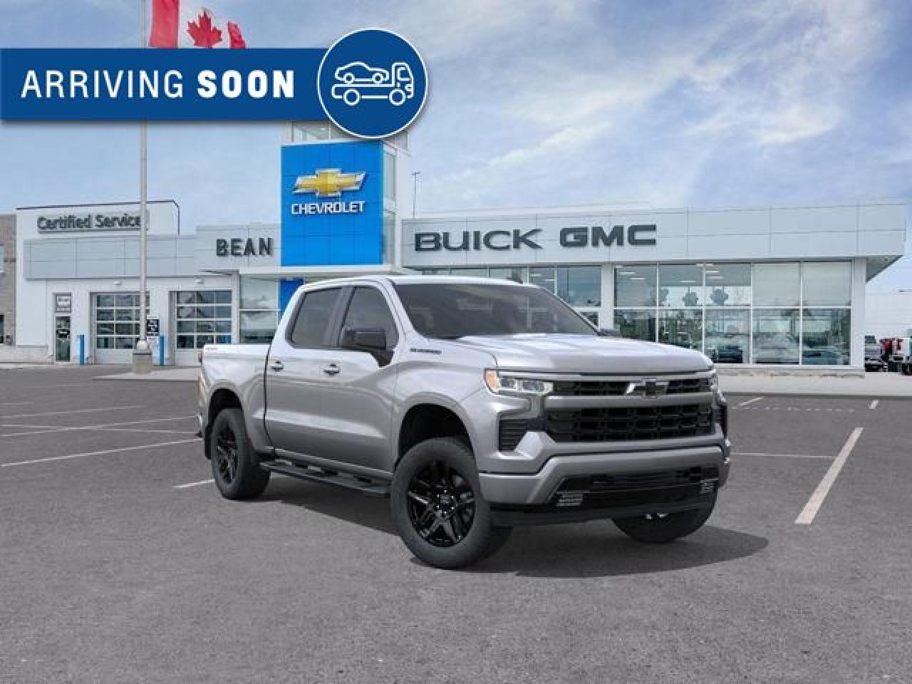 New 2025 Chevrolet Silverado 1500 RST 5.3L V8 WITH REMOTE START/ENTRY, HEATED FRONT SEATS, HEATED STEERING WHEEL, HD REAR VISION, POWER UP/DOWN TAILGATE, APPLE CARPLAY AND ANDROID AUTO for sale in Carleton Place, ON